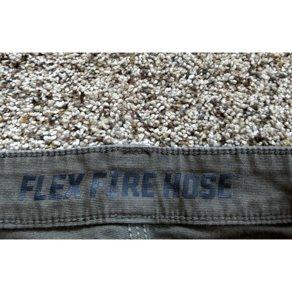 Duluth Trading JEANS Men’s 42 X 30 Flex Fire Hose Relaxed Fit pants Green B25 - Picture 3 of 11
